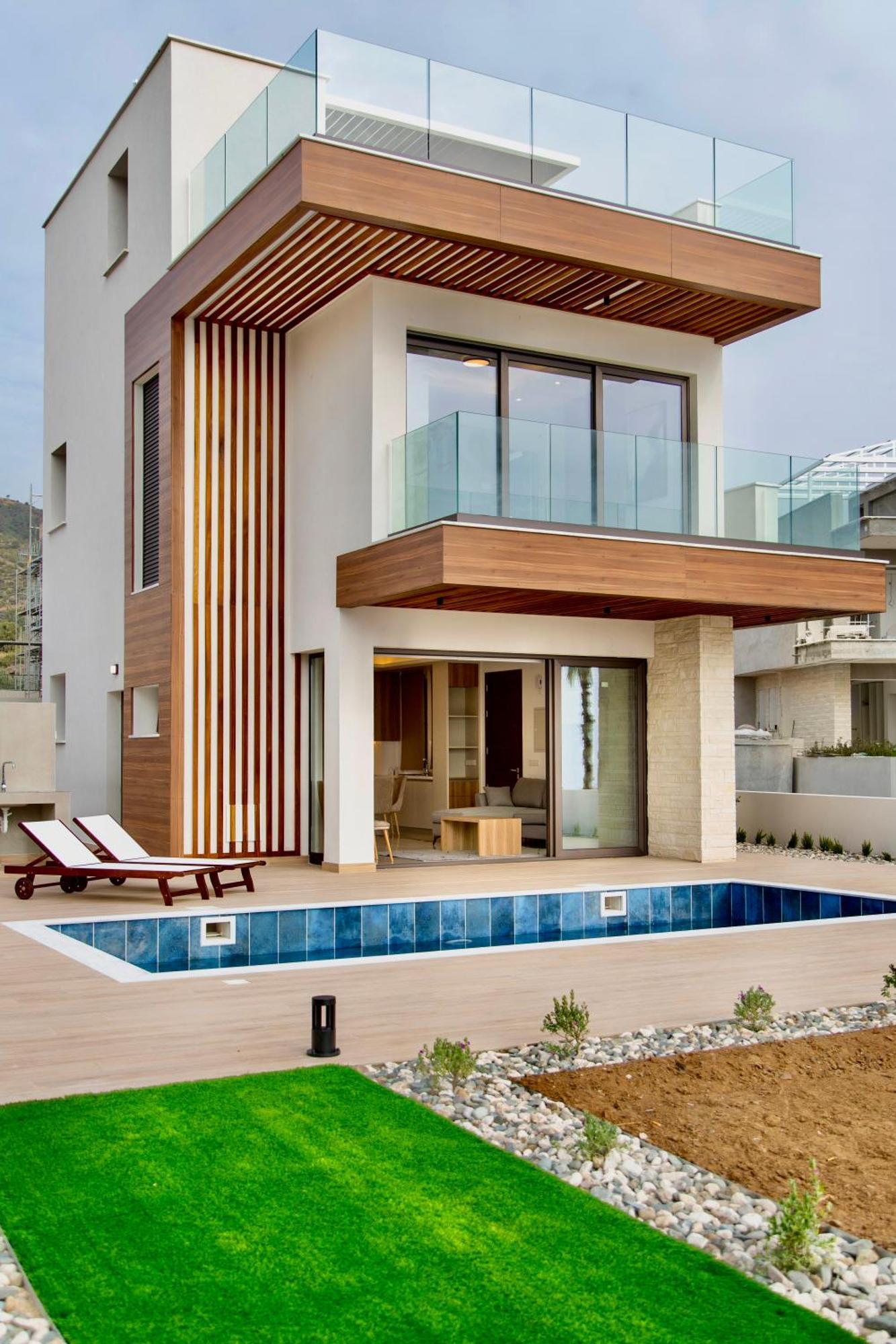 Santa Barbara Seafront Villas W Jacuzzi Pool Paphos Buitenkant foto