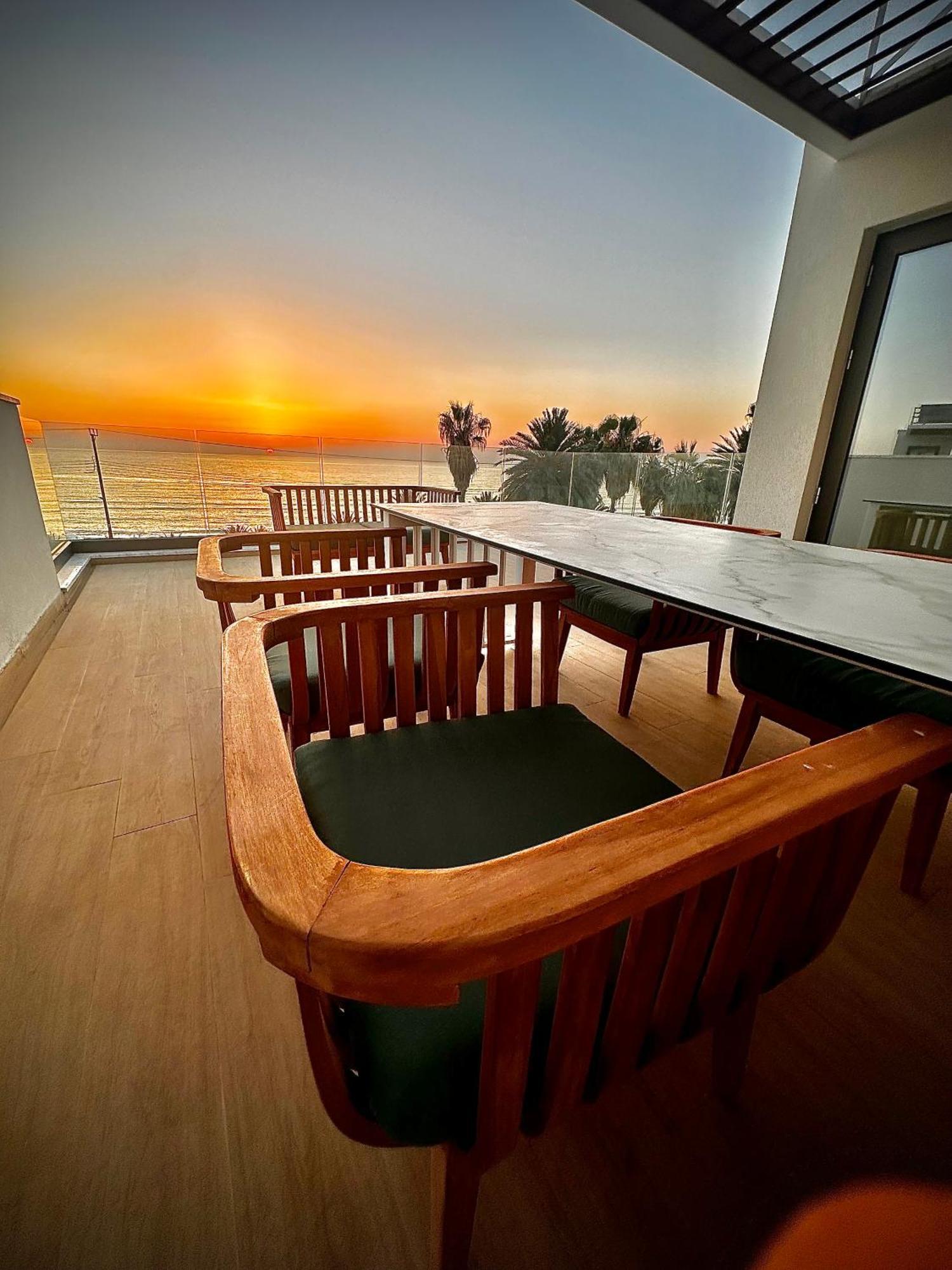 Santa Barbara Seafront Villas W Jacuzzi Pool Paphos Buitenkant foto