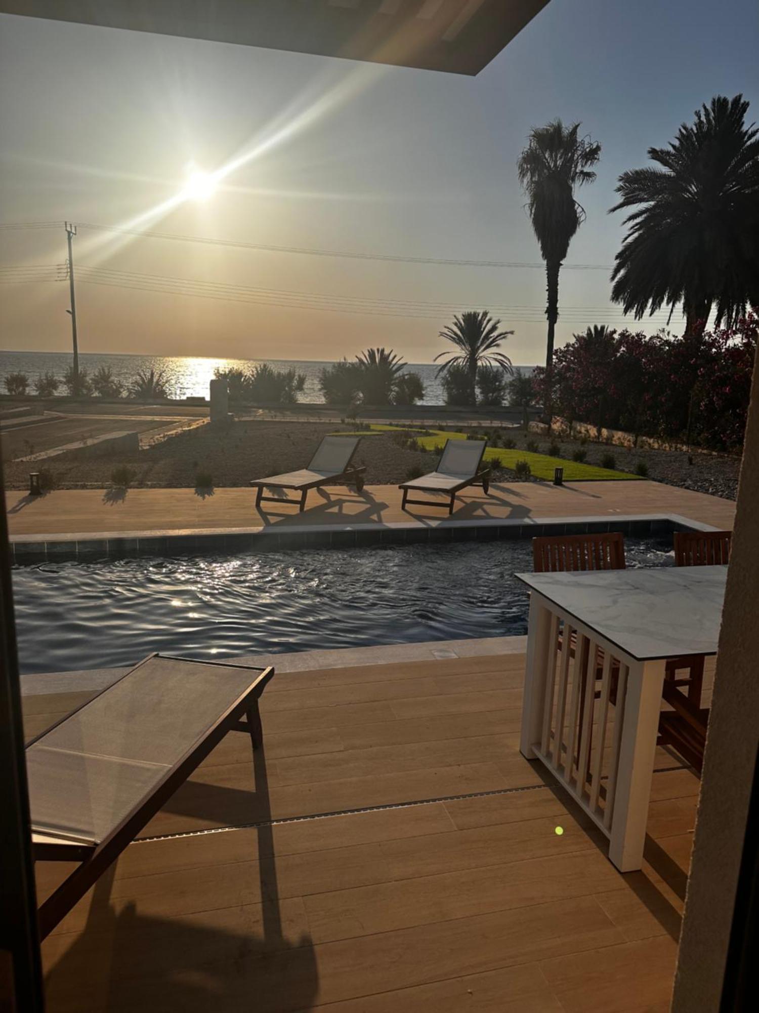 Santa Barbara Seafront Villas W Jacuzzi Pool Paphos Buitenkant foto